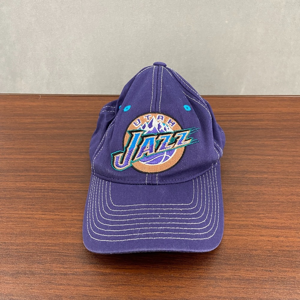 Zephyr Utah Jazz NBA Basketball Hat Men One Size Purple Embroidered Snapback Cap